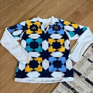 Adidas Men’s Algerian National Soccer Team 1/4 Zip Pullover Training Top size L